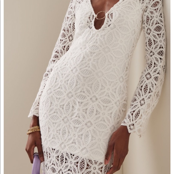 Significant Other Imogen Cotton Lace Maxi Dress SIZE 4 - Picture 3 of 3